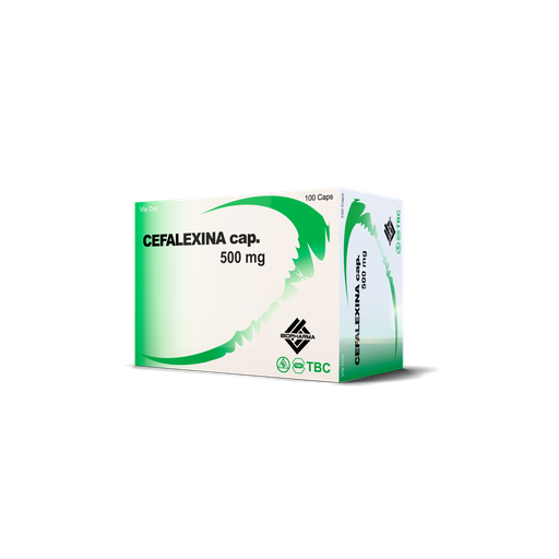 [CEF500] CEFALEXINA 500MG 100 CAPS