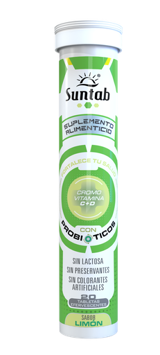 [SUN030] SUNTAB CROMO LIMON/FCO 20 TAB